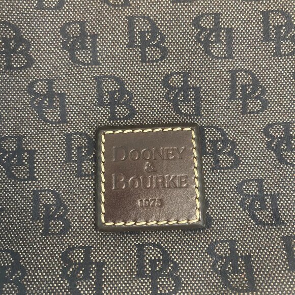 Dooney and Bourke handbag/shoulder bag monogram canvas - Picture 9 of 14